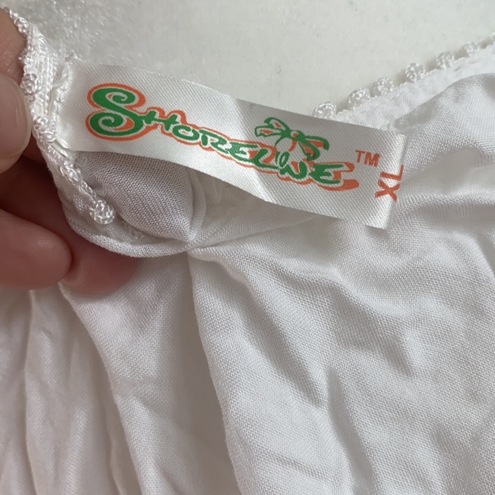 Shoreline White Embroidered Dress Sz XL - Picture 7 of 13